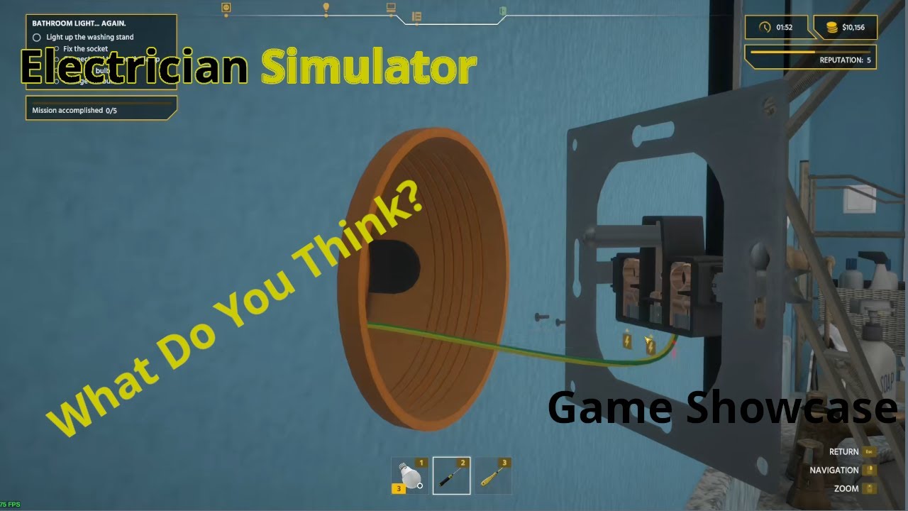 Electrician Simulator Game Showcase | EthanA Videos