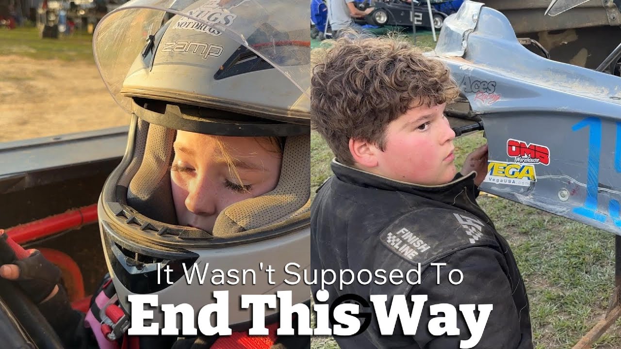 From HEAT RACE WIN to LAST-LAP DISASTER 💔 (Family Night at the Track!)
