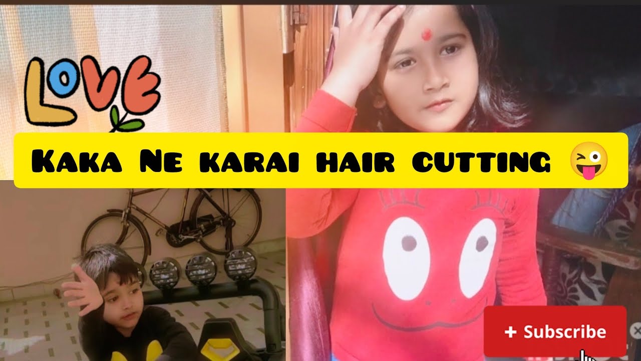 Kaka Ne katai hair cutting ✂️✂️,,😜😜