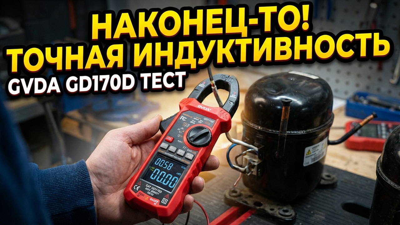 Обзор токовых клещей GVDA GD170D
