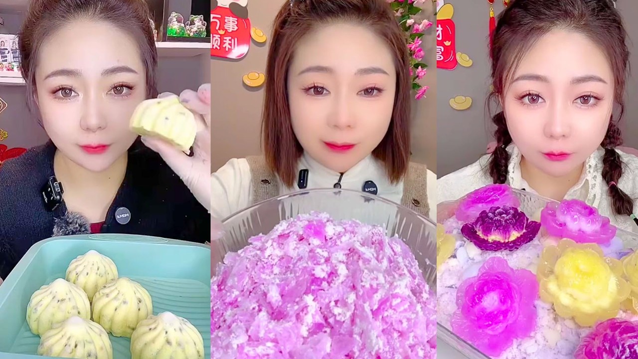 Colorful Frozen Flower Desserts and Crystal Ice Treats