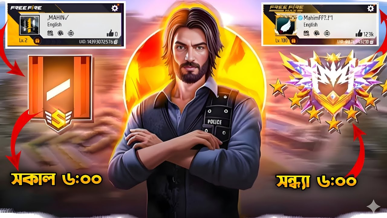 From Level 2 to Level 100 in One Day 😱 | Free Firefreefir vs Night Part-1🤯