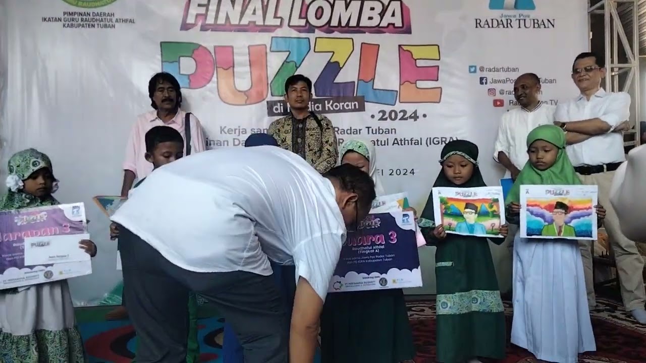 Juara 3 puzzle  IGRA-RADAR TUBAN