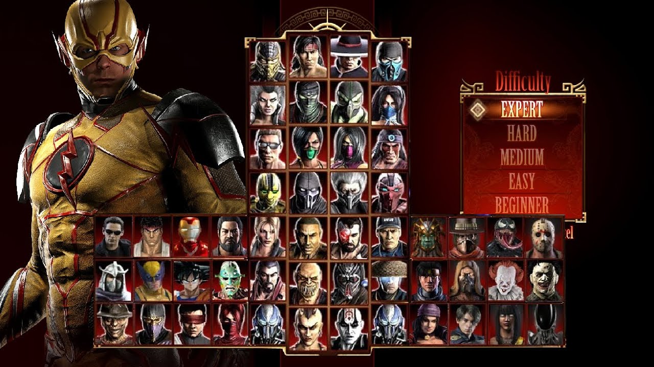 Mortal Kombat 9 -THE REVERSE FLASH MOD - Expert Arcade Ladder - Gameplay @ (1080p) - 60ᶠᵖˢ ✔