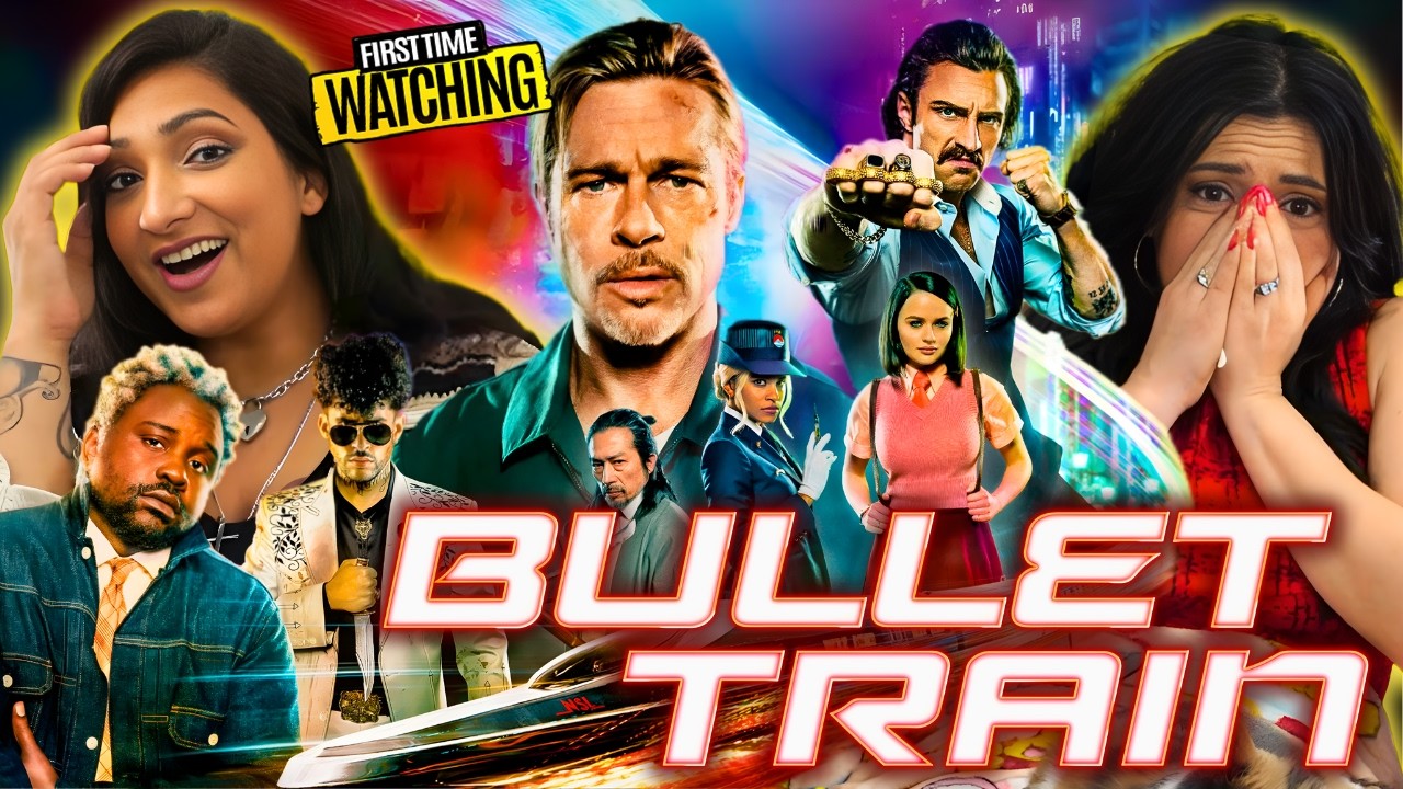 BULLET TRAIN ! MOVIE REACTION | First Time Watching (2022) Brad Pitt is Hilarious ! Bad Bunny Too !