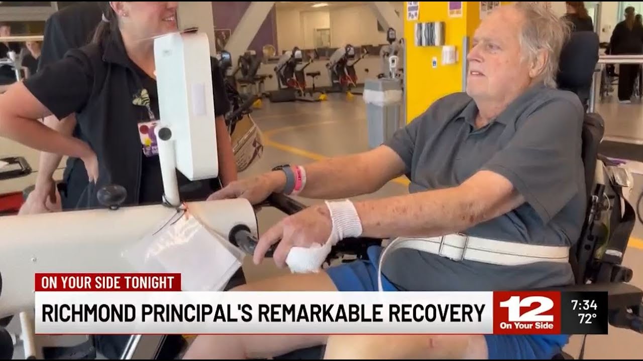 Mary Munford Principle Greg Muzik Continues Physical Rehabilitation at Sheltering Arms Institute