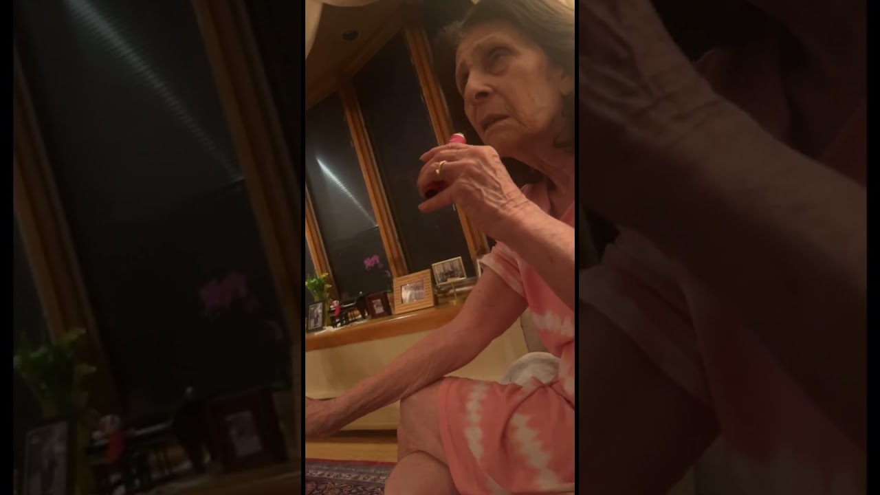 When the vape hits different #funny #vape #grandma #shorts