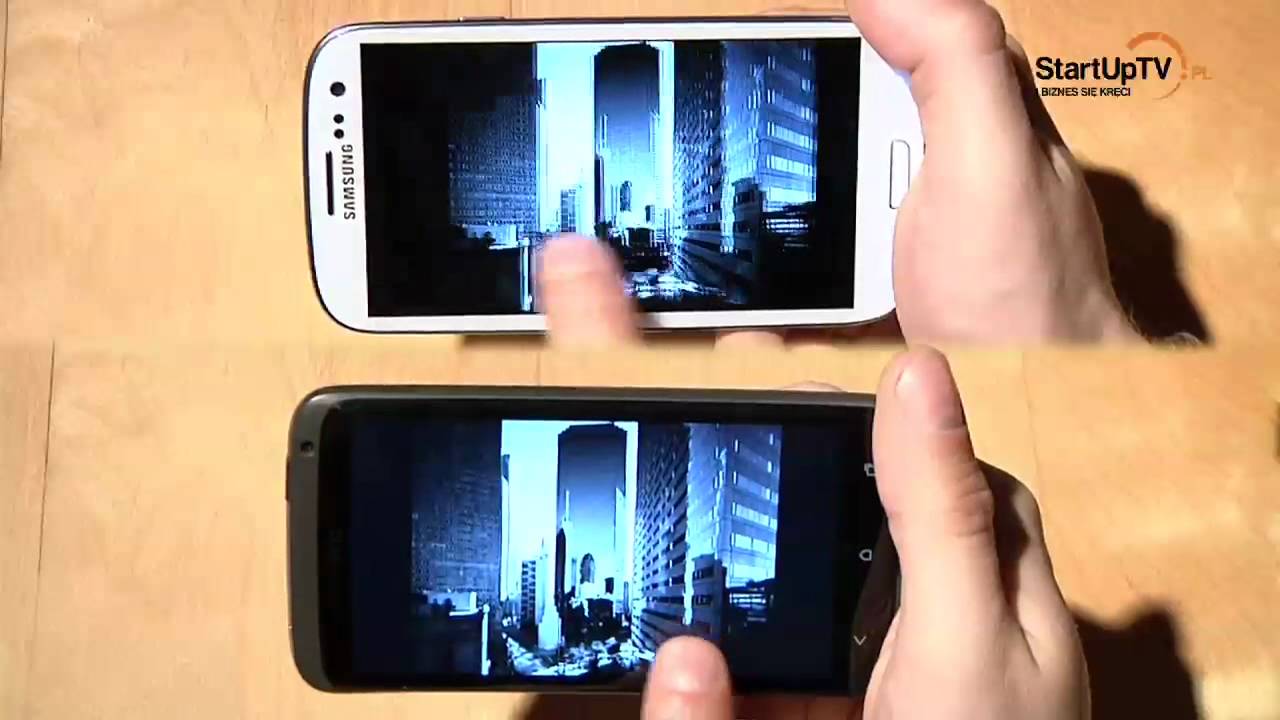 HTC ONE X vs. Samsung Galaxy S III test recenzja por&oacute;wnanie