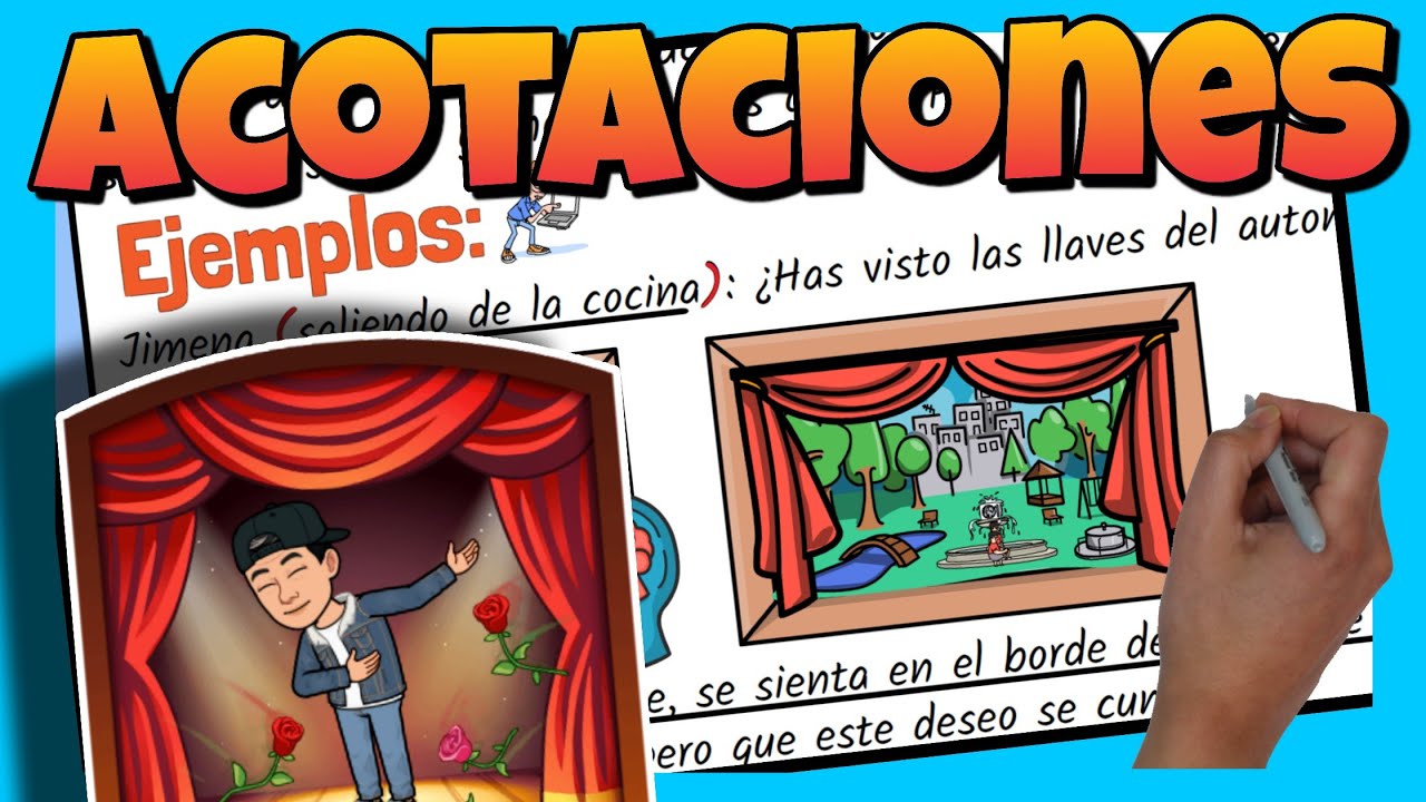 🎭 Las ACOTACIONES para NIÑOS