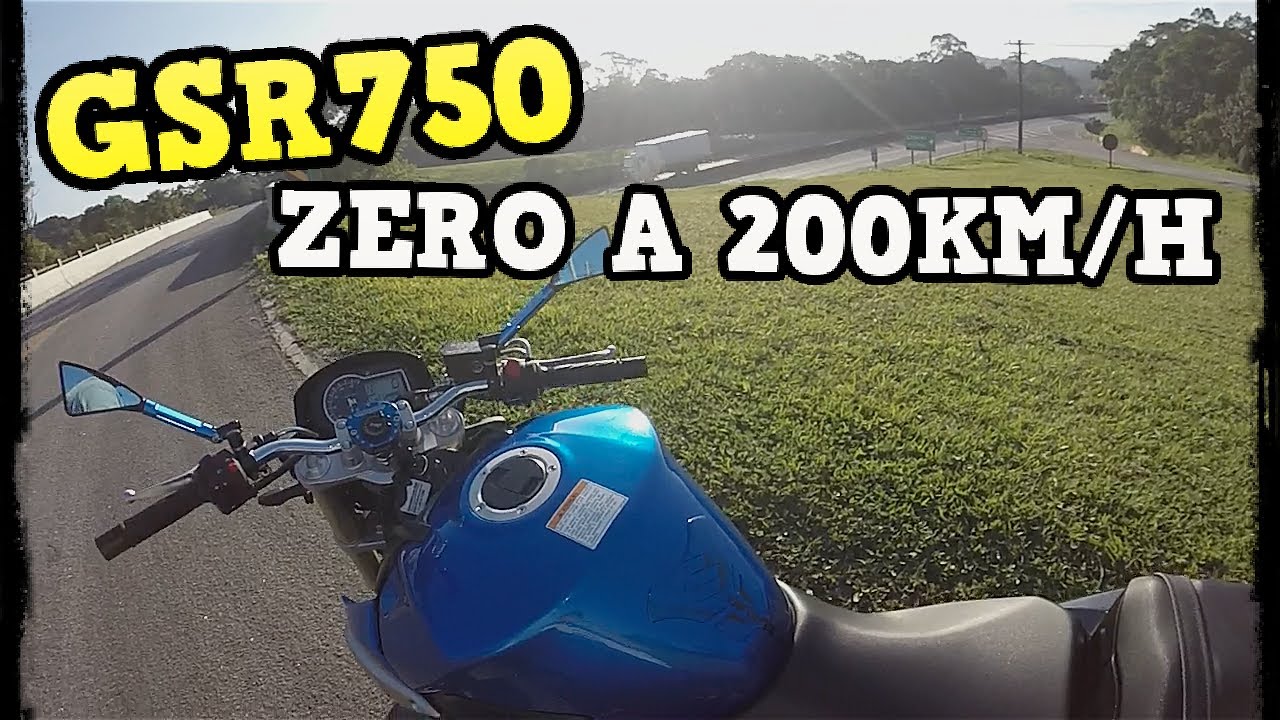 GSR750 DE 0 A 200 KM/H *ATA-GSR750*