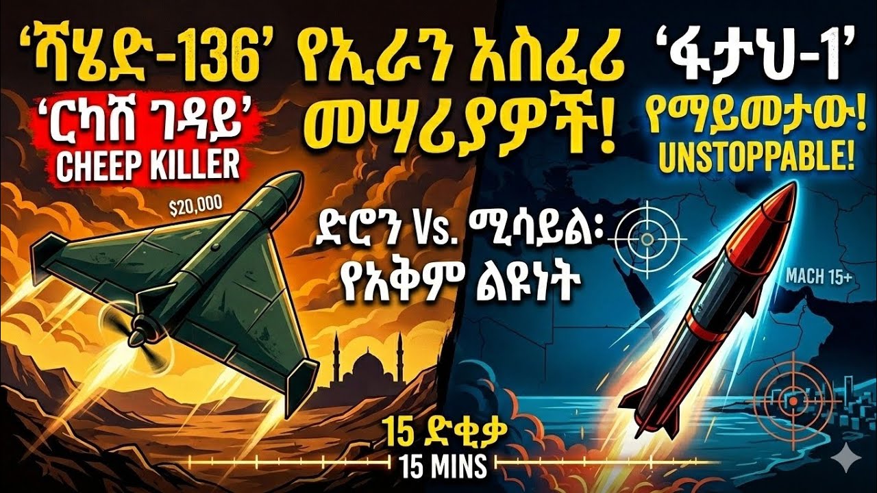 ኢራን ለ40 ዓመታት በምስጢር የሰራቻቸው ዓለምን ያስፈሩት ሚሳኤሎች የትኞቹ ናቸው?