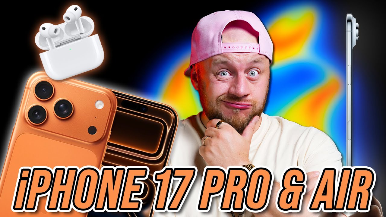 Nový   iPhone 17, iPhone Air & AirPods Pro 3: Vše, co potřebuješ vědět!