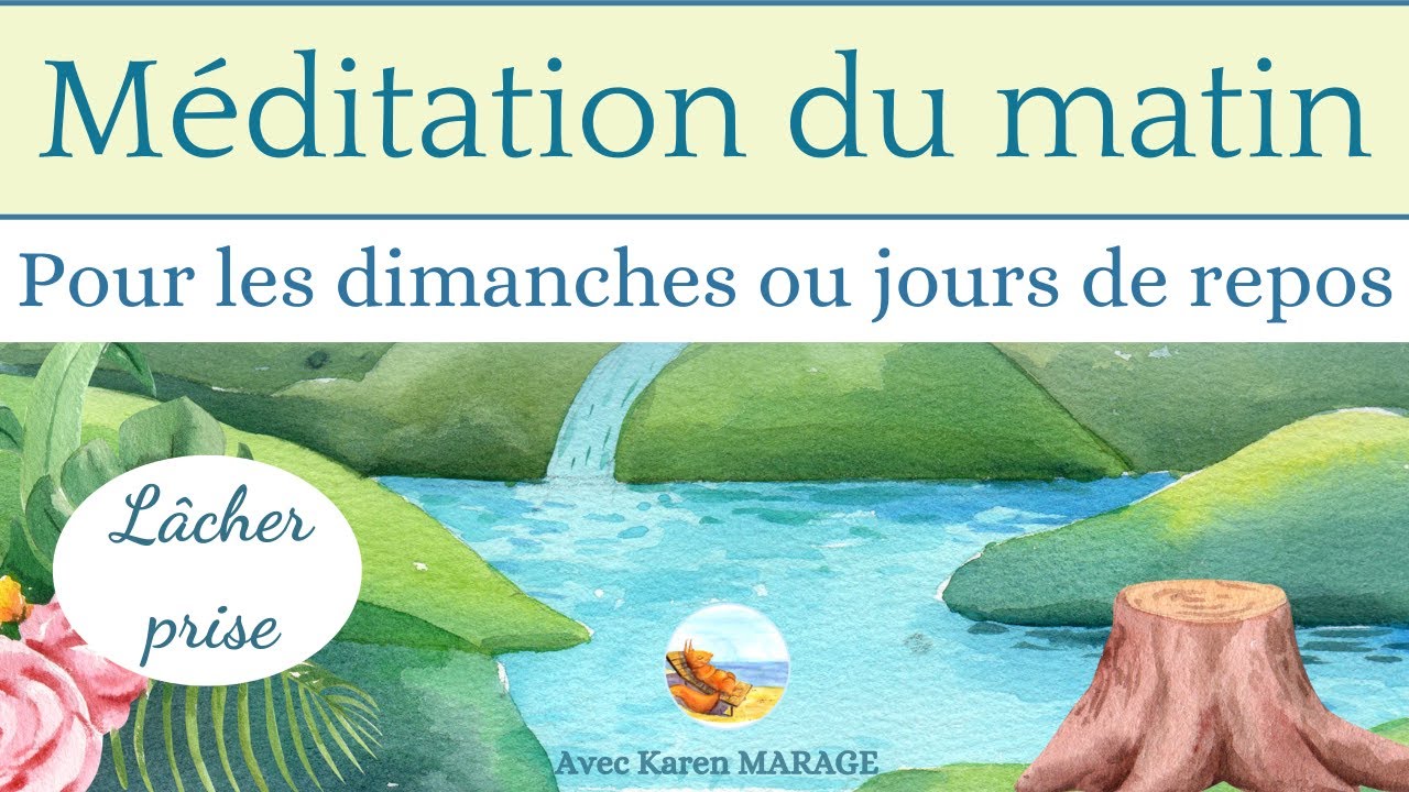 Méditation du matin 10 min pour les jours de repos - respiration & affirmations positives - guidée