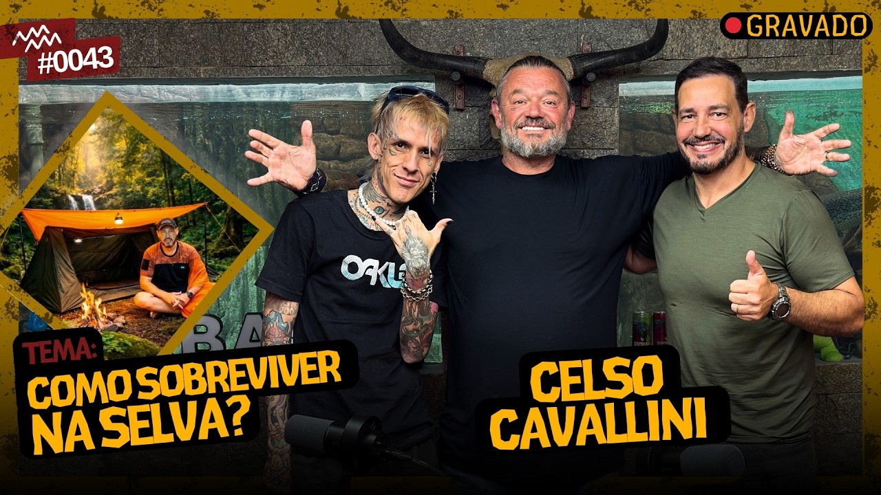 COMO SOBREVIVER NA SELVA COM CELSO CAVALLINI - RICHARD RECEBE #0043