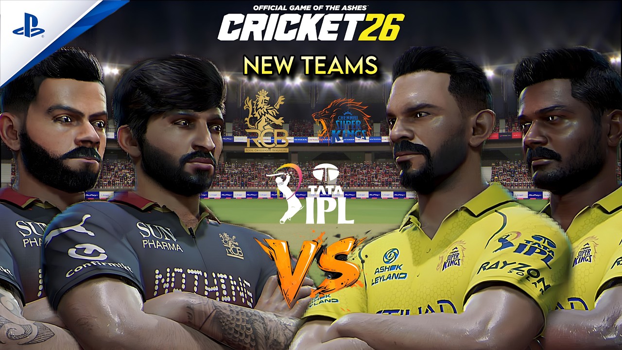 Cricket 26 | RCB vs CSK | IPL 2026 New Teams & Jerseys | You Can&rsquo;t Miss This 😱 Last Ball Thriller