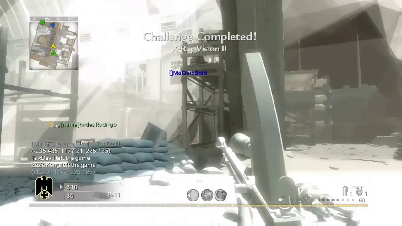 Cheating on COD WAW - Using Aimbot on Public Match
