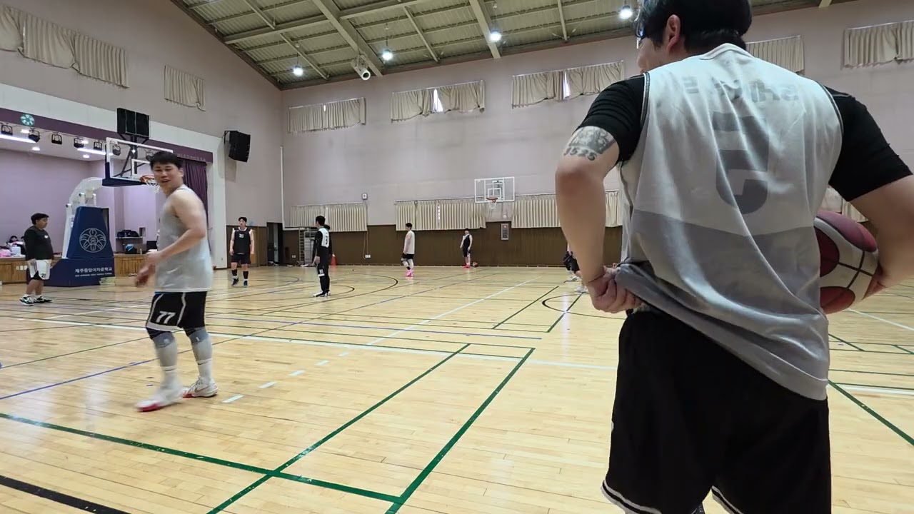 혼얼 정기농구(디비전vs노비전) / 1,2쿼터