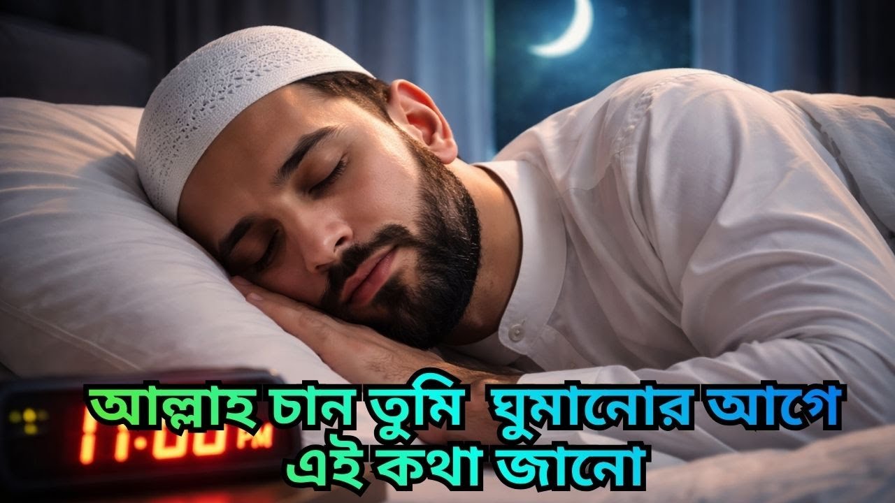 ঘুমের আগে এই বার্তা—আল্লাহ চান তুমি জানো
