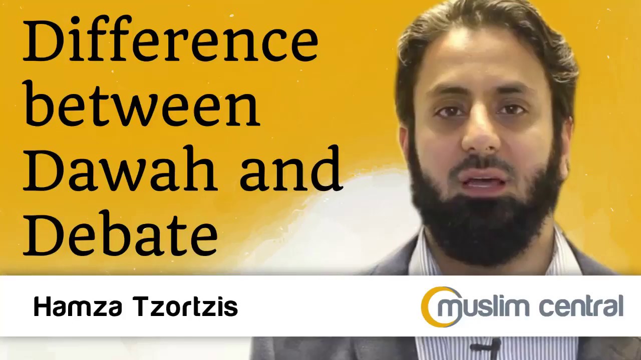 Difference between Dawah and Debate - Hamza Tzortzis