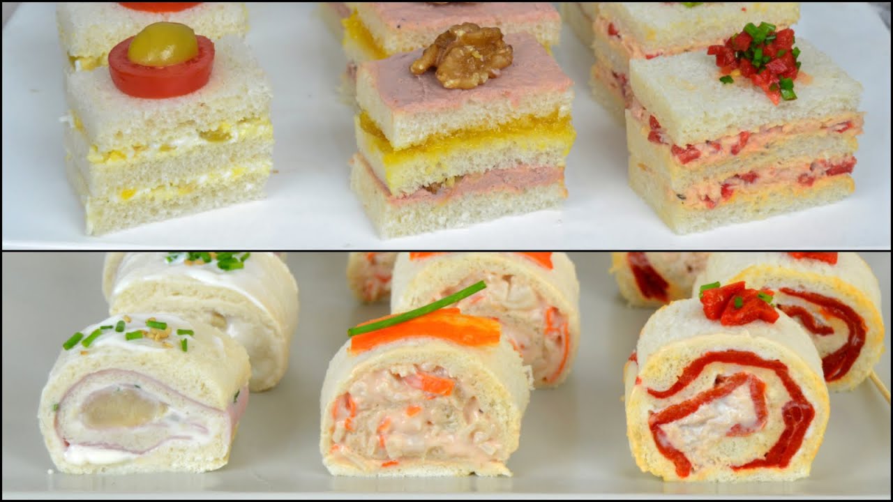 6 CANAPÉS fáciles con PAN DE MOLDE perfectos para NAVIDAD