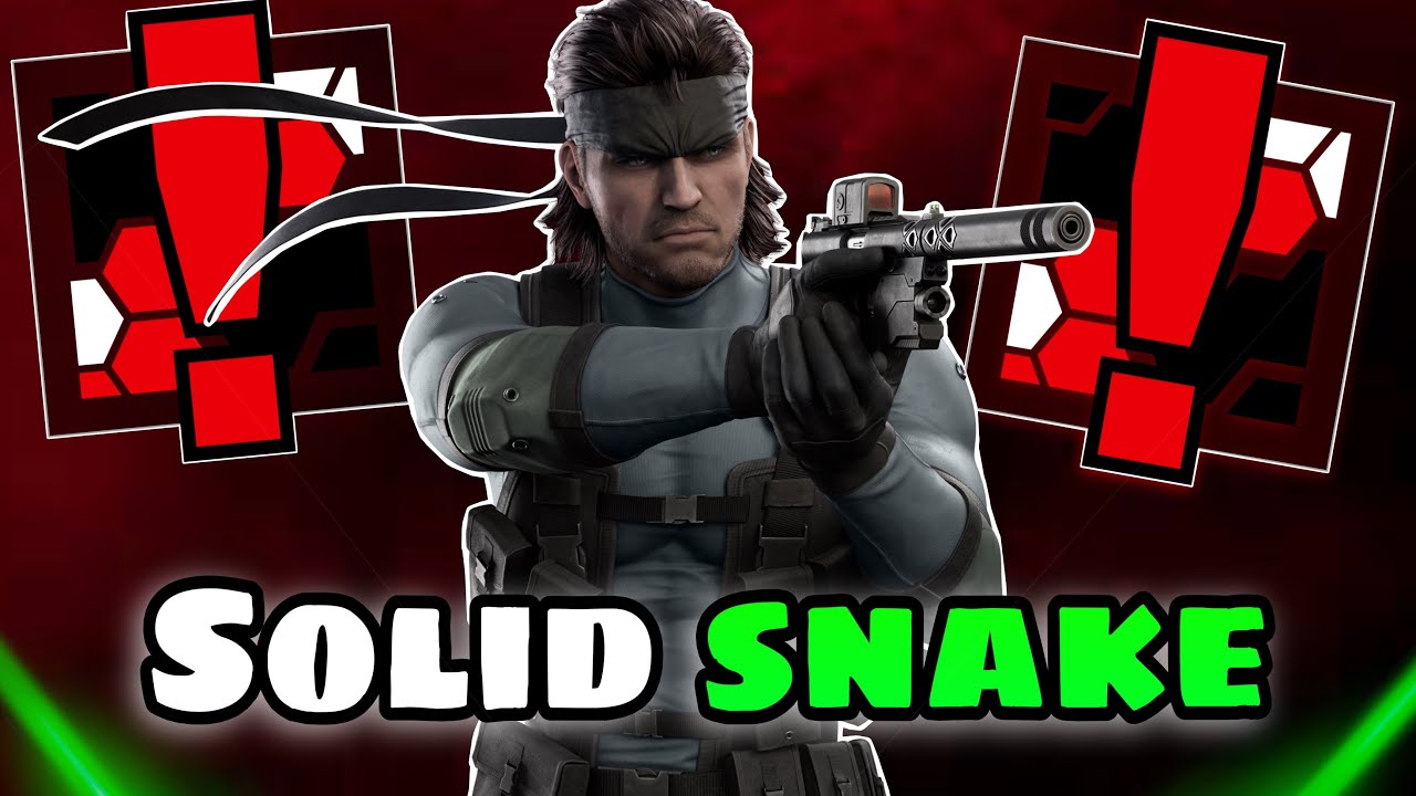 BEST HOW TO PLAY SOLID SNAKE GUIDE! Rainbow Six Siege New Operator Guide
