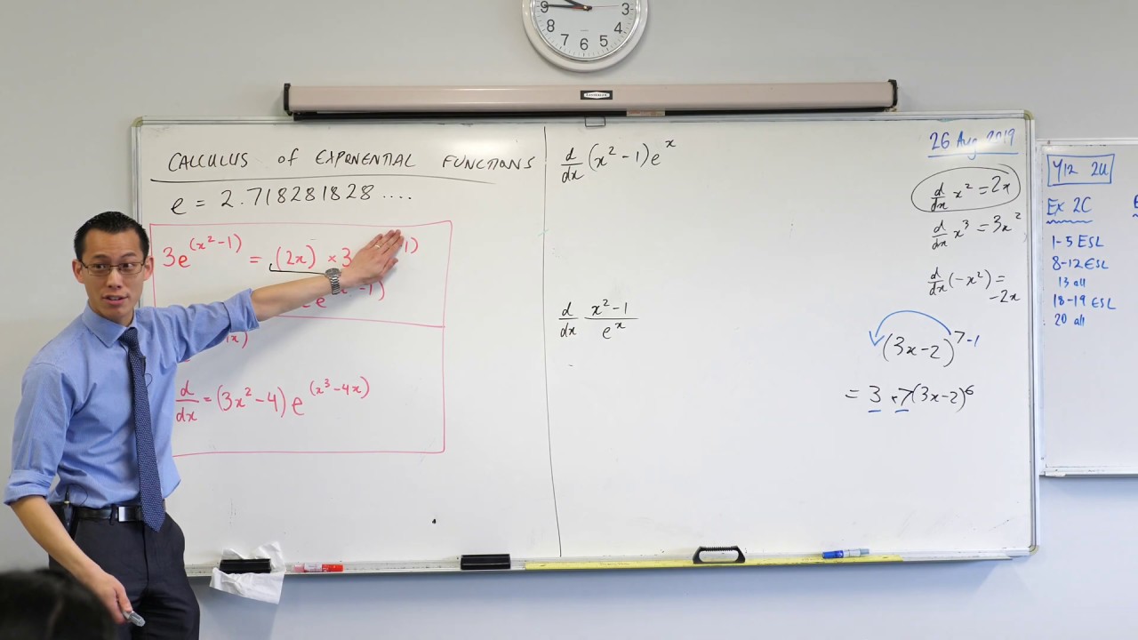 Introducing Calculus of Exponential Functions (5 of 6: Common mistakes with notation)