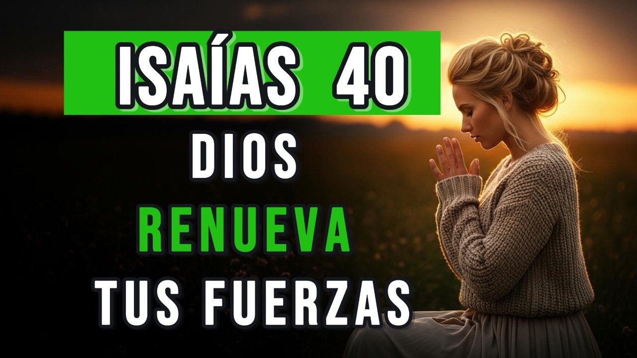 Oración de la Mañana con Isaías 40 🙏 Dios Renovará Tus Fuerzas HOY (Poderosa Oración)