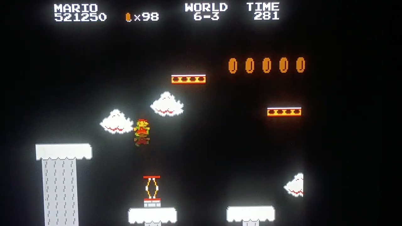 1985 Nintendo NES Super Mario Bros world 6-3 Saturday January 17th 2026