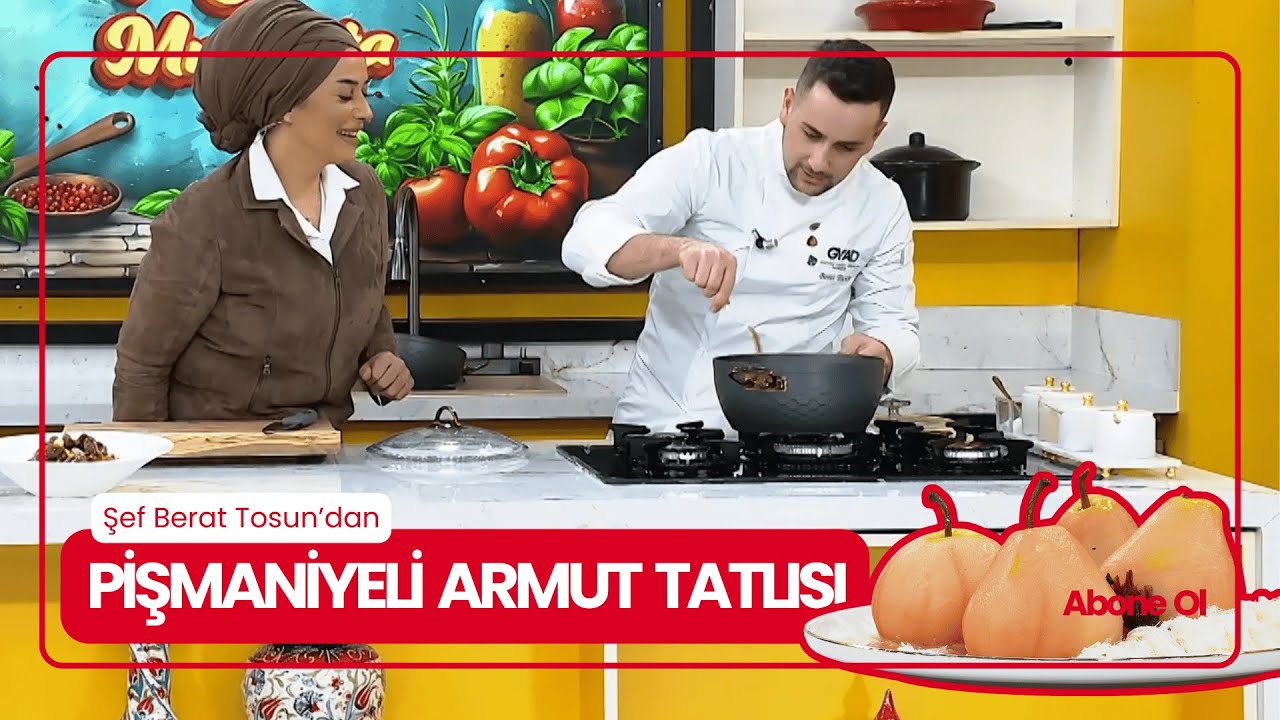Pişmaniyeli Armut Tatlısı | Baharatlı, Hafif ve Şık Tatlı