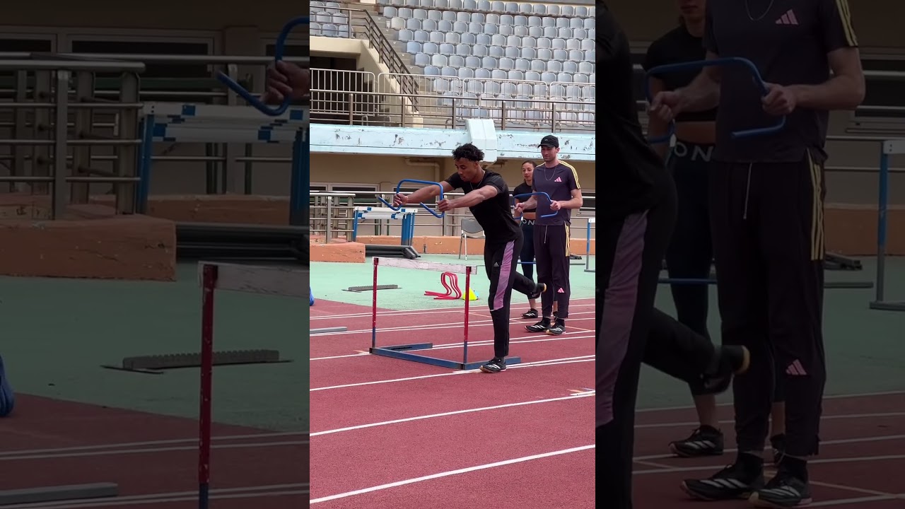 Hurdle Exercise Technical Hurdle 😲😖 #running #race #trackandfield #1600mtrruning #100m #sports #run