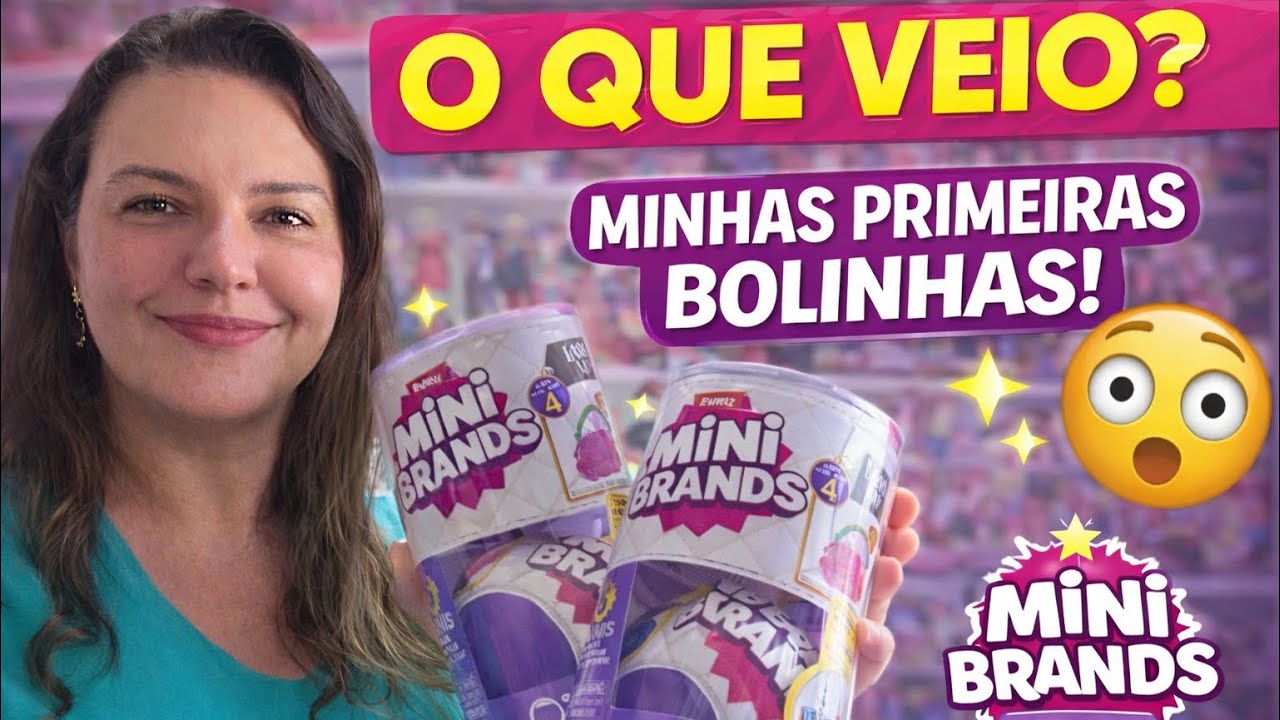 ABRINDO MINHAS PRIMEIRAS BOLINHAS! 😱✨ Mini Brands Fashion Série 4