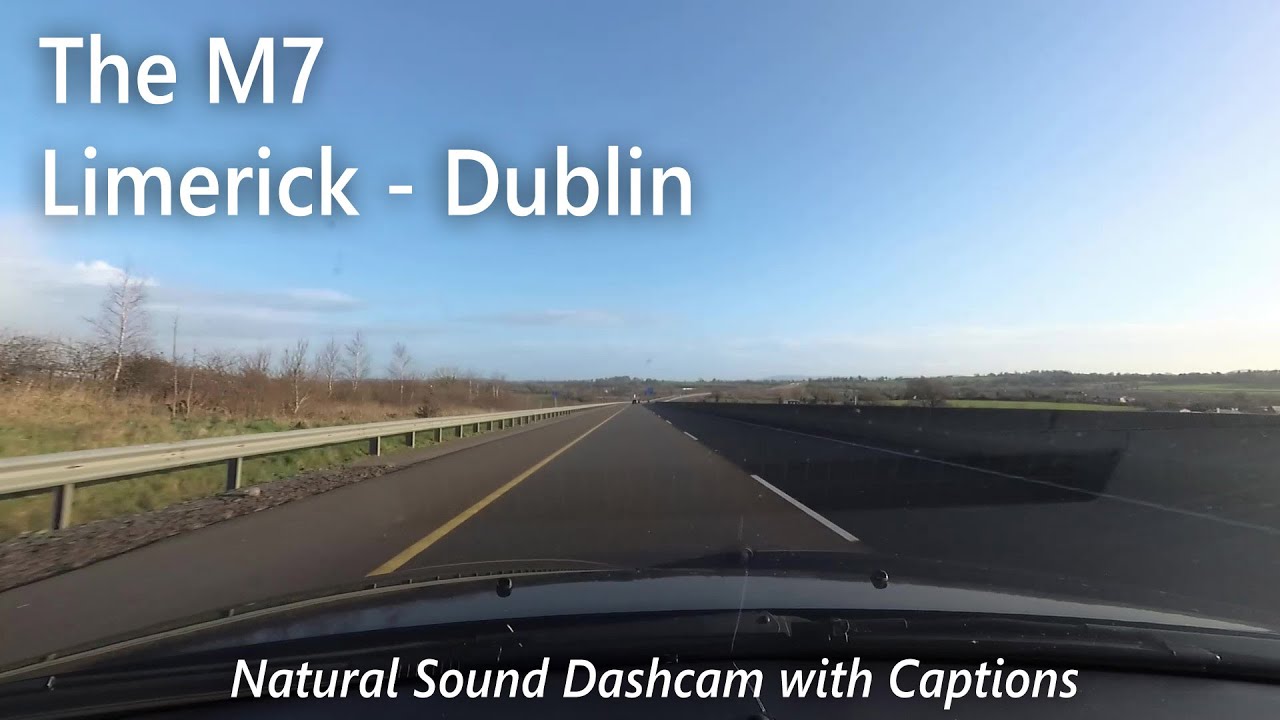 Driving the M7, Ireland's Longest Motorway | Full Trip w/ Captions