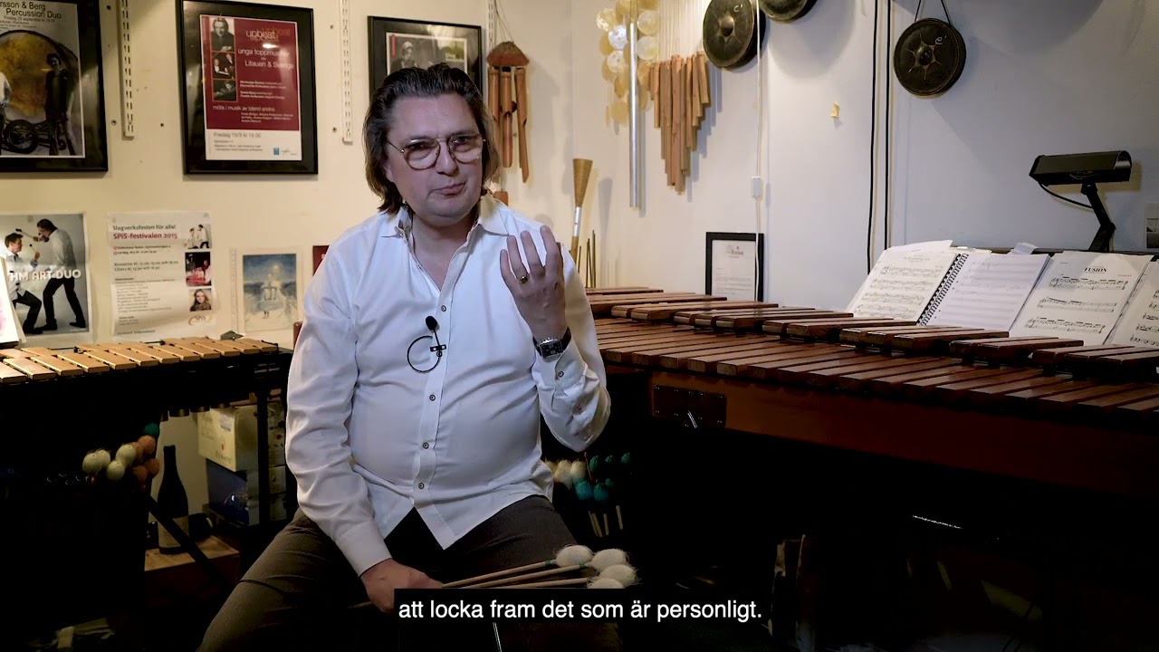 Daniel Berg, professor i musikalisk gestaltning