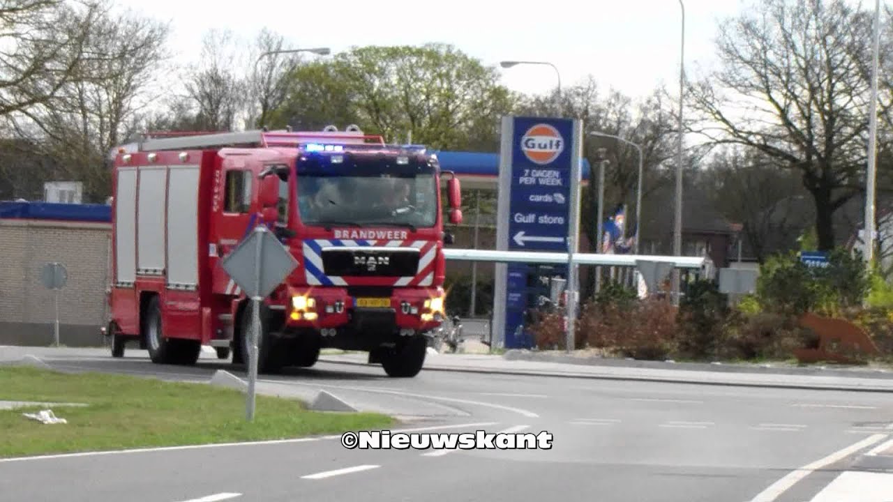 GRIP 2 11 spoedvoertuigen naar grote bos/heidebrand Radio Kootwijk/Harskamp