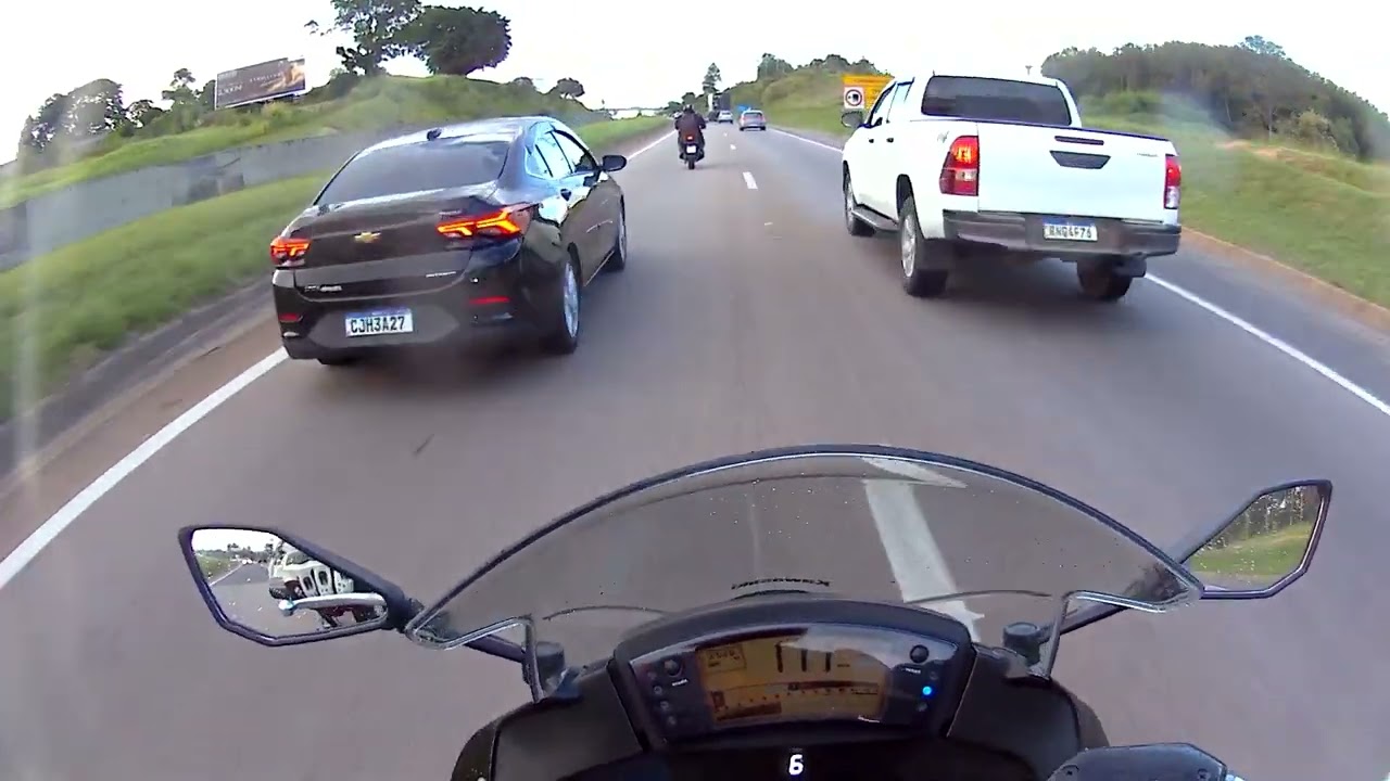 Passeio de domingo foi com a Kawasaki Ninja 650R ABS, rumo a São Roque.(Parte 7)