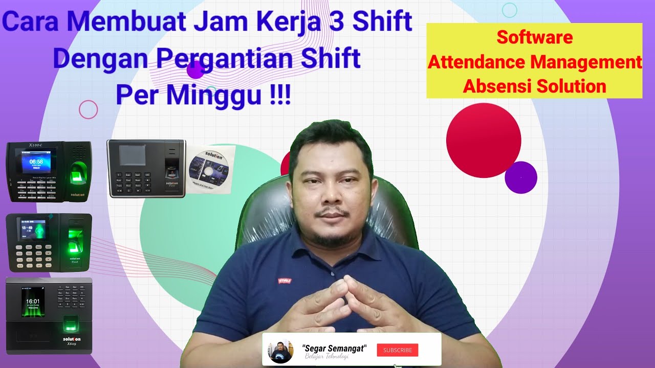 Cara Membuat Jam Kerja 3 Shift Dengan Pergantian Shift Setiap Minggu - Software Attendance Managemen