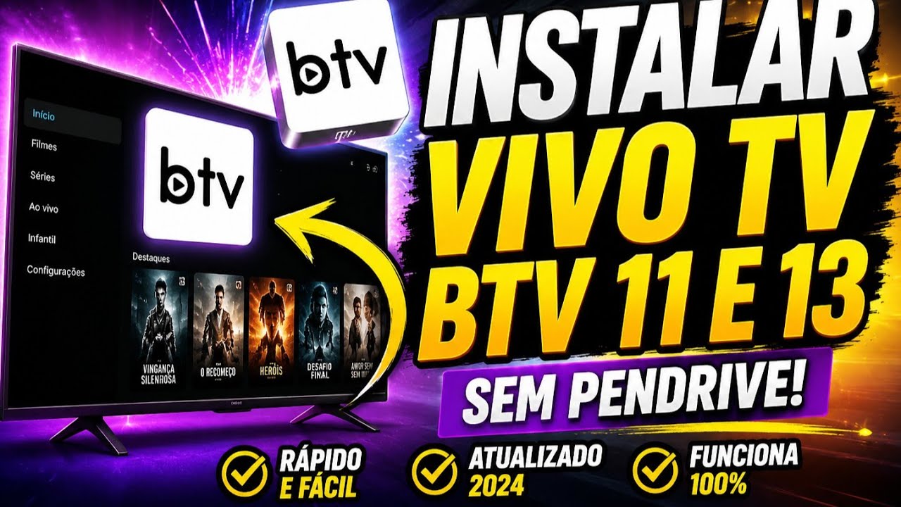 Novo VIVO Tv 4.1  direto no seu B.T.V 11 e 13