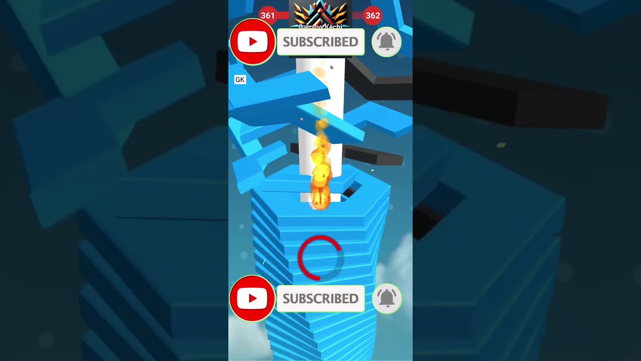 #stackballlevel361 #gaming #gameplay #blockbreaker #forkfall #puzzlegame #relaxinggame #