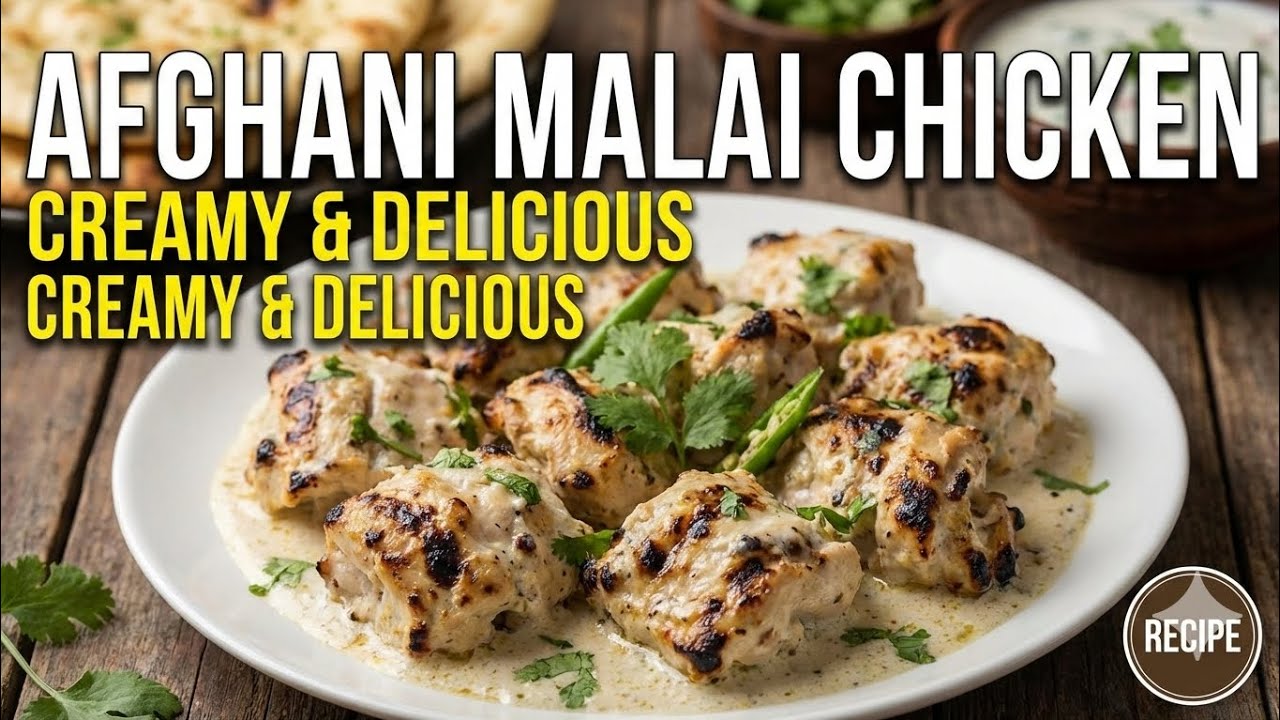 Afghani Malai Chicken recipe 