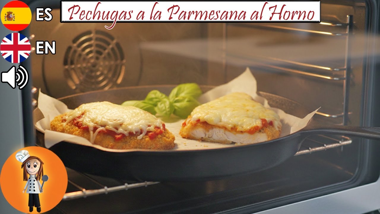 Pechugas de Pollo a la Parmesana al Horno | Receta de Cocina en Familia