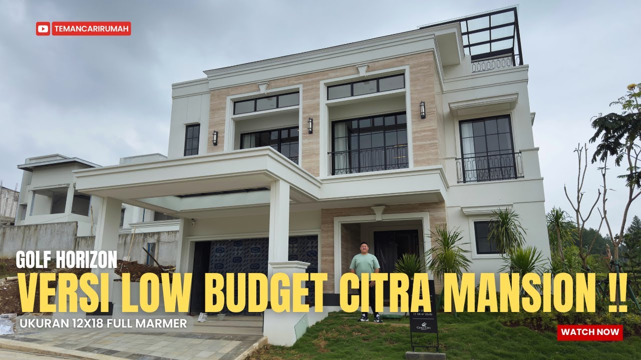 CITRA MANSION 30 M VERSI LOW BUDGET , VIEW TETAP GOLF , LANTAI FULL MARMER !!