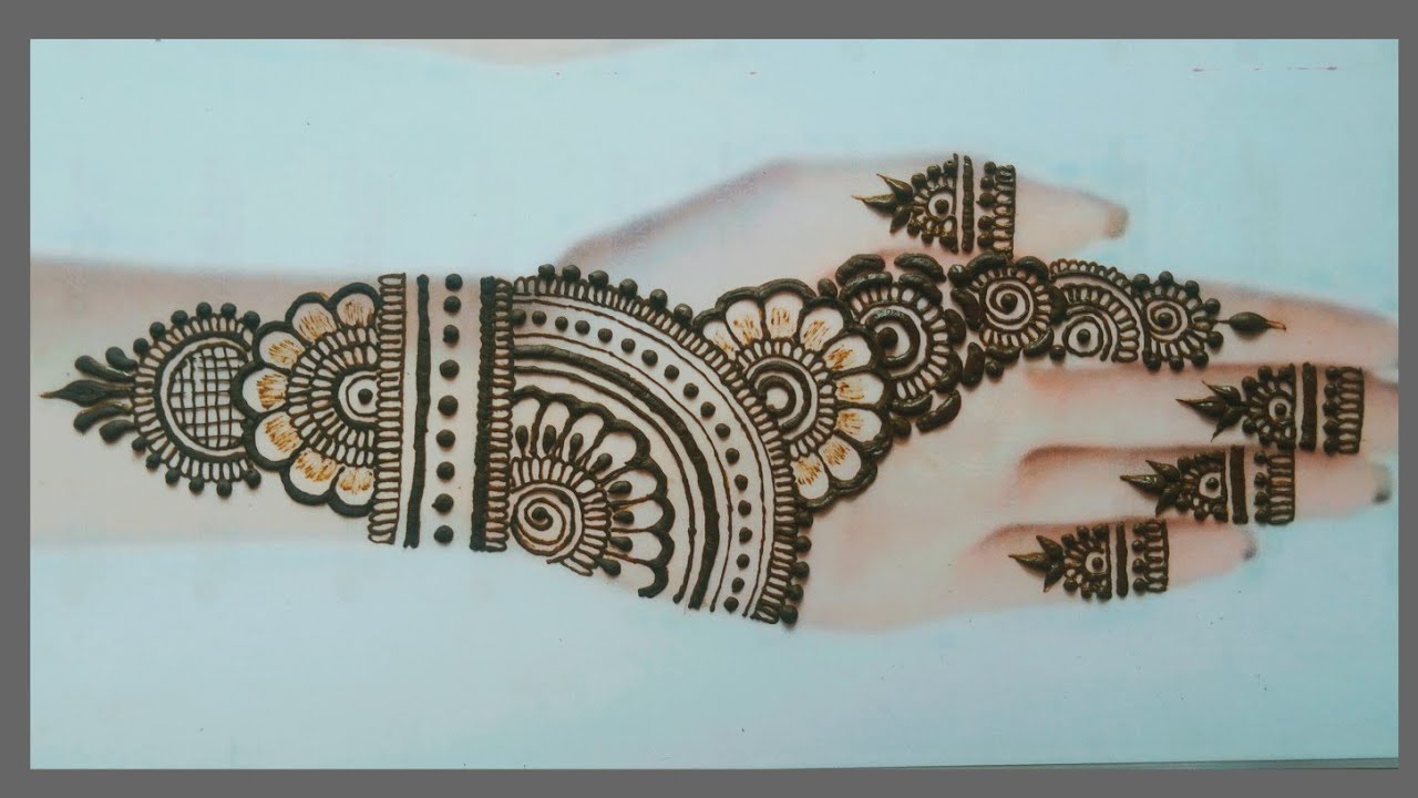 Beautiful Stylish Mehndi Design For Front Hand | Henna Style |Eid Mehndi Design😍