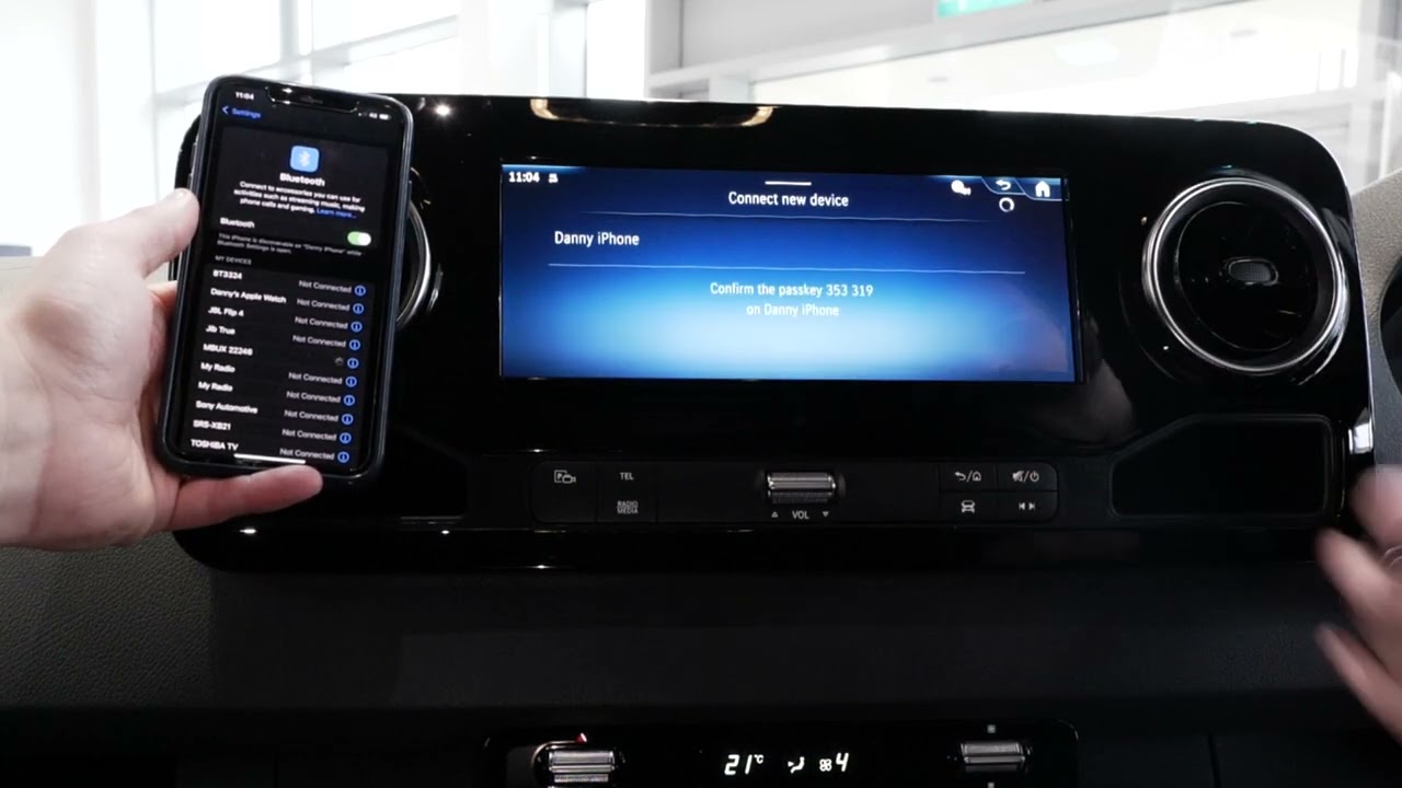Connect to Bluetooth in the new Mercedes-Benz Sprinter | Step-by-step guide