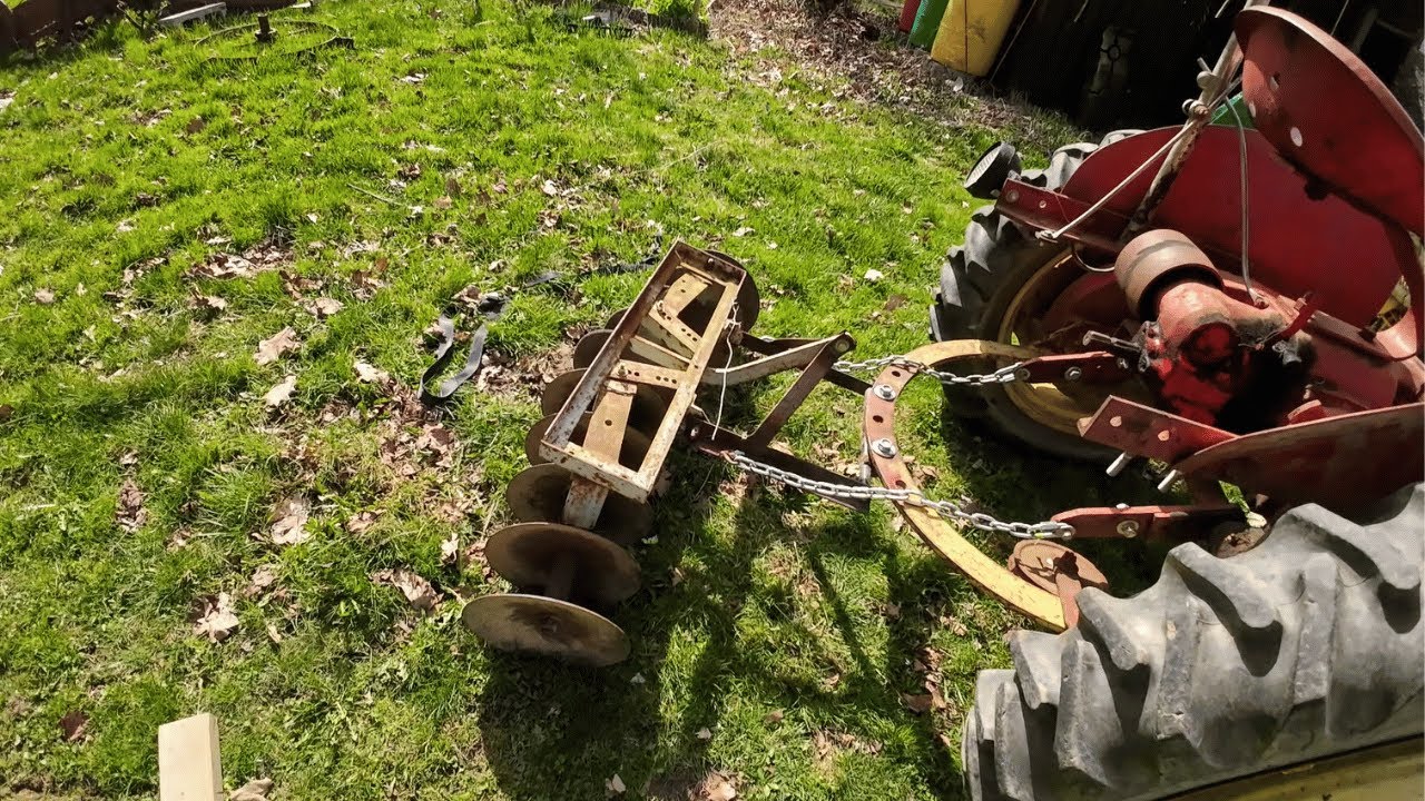 Massey Harris Pony Discing - Preparing Your Garden for Planting