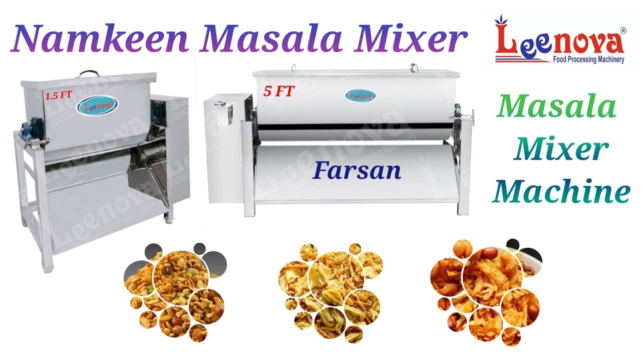 Namkeen Masala Mixer | Powder Mixer | Farsan Gathiya Mixer Machine | Ribbon Blander | Masala Mixer