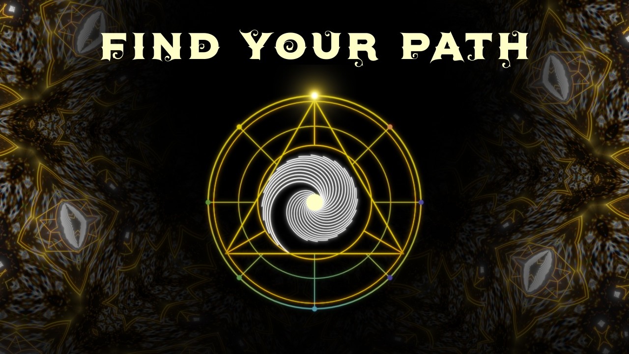 Find Your True Path ✧ Axis of Becoming | 4K Sacred Geometry Visual Meditation