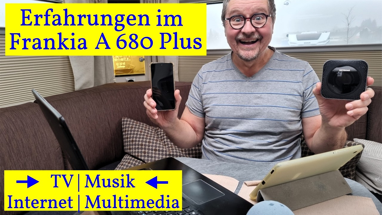 Frankia A680 Plus im Detail | Alles rund ums Internet | Radio | TV | Streaming & Alexa | 🚐💨🎶📺📡🚐