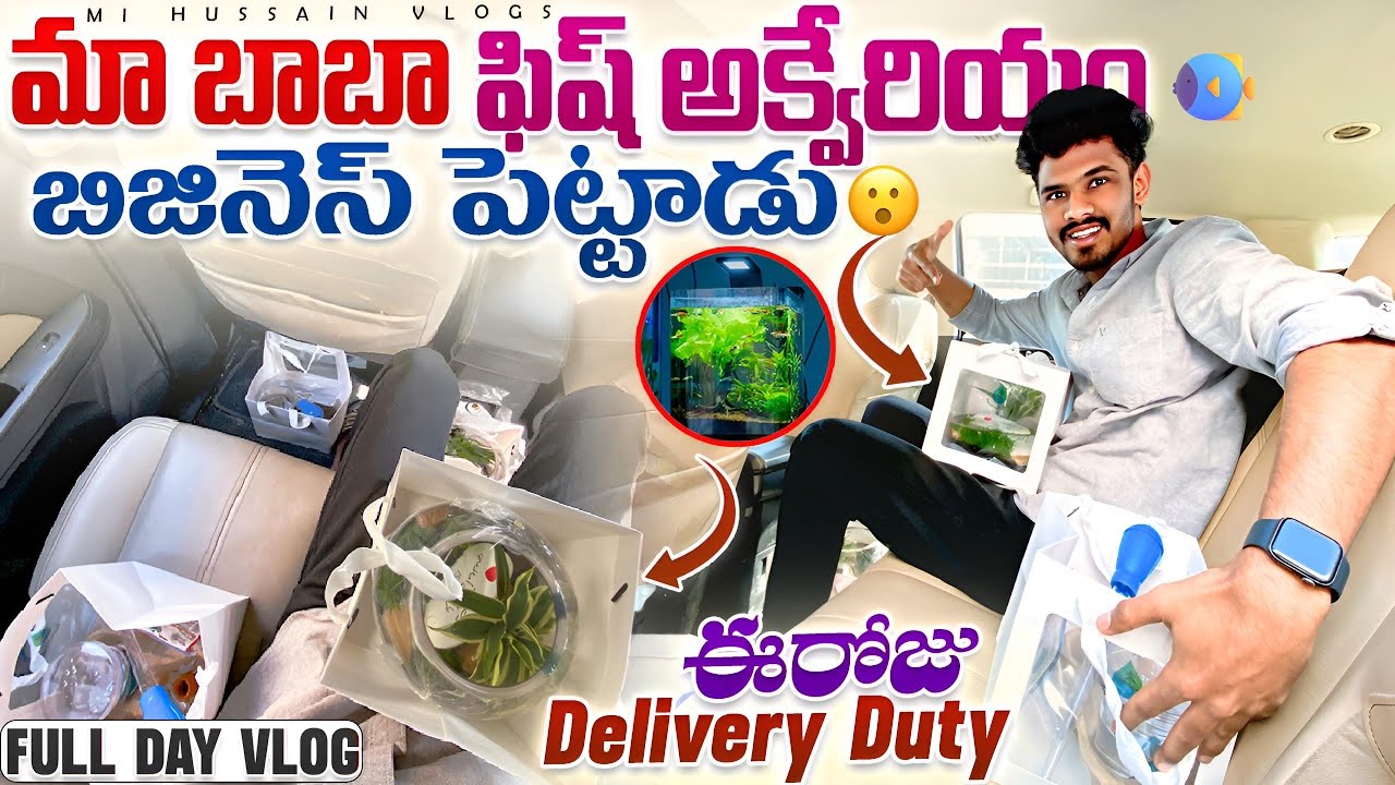 మా బాబా ఫిష్ అక్వేరియం బిజినెస్ పెట్టాడు | ఇంట్లో ఉన్న చేప పిల్లల్ని అమ్మేస్తున్నాం #fish #kuwait 