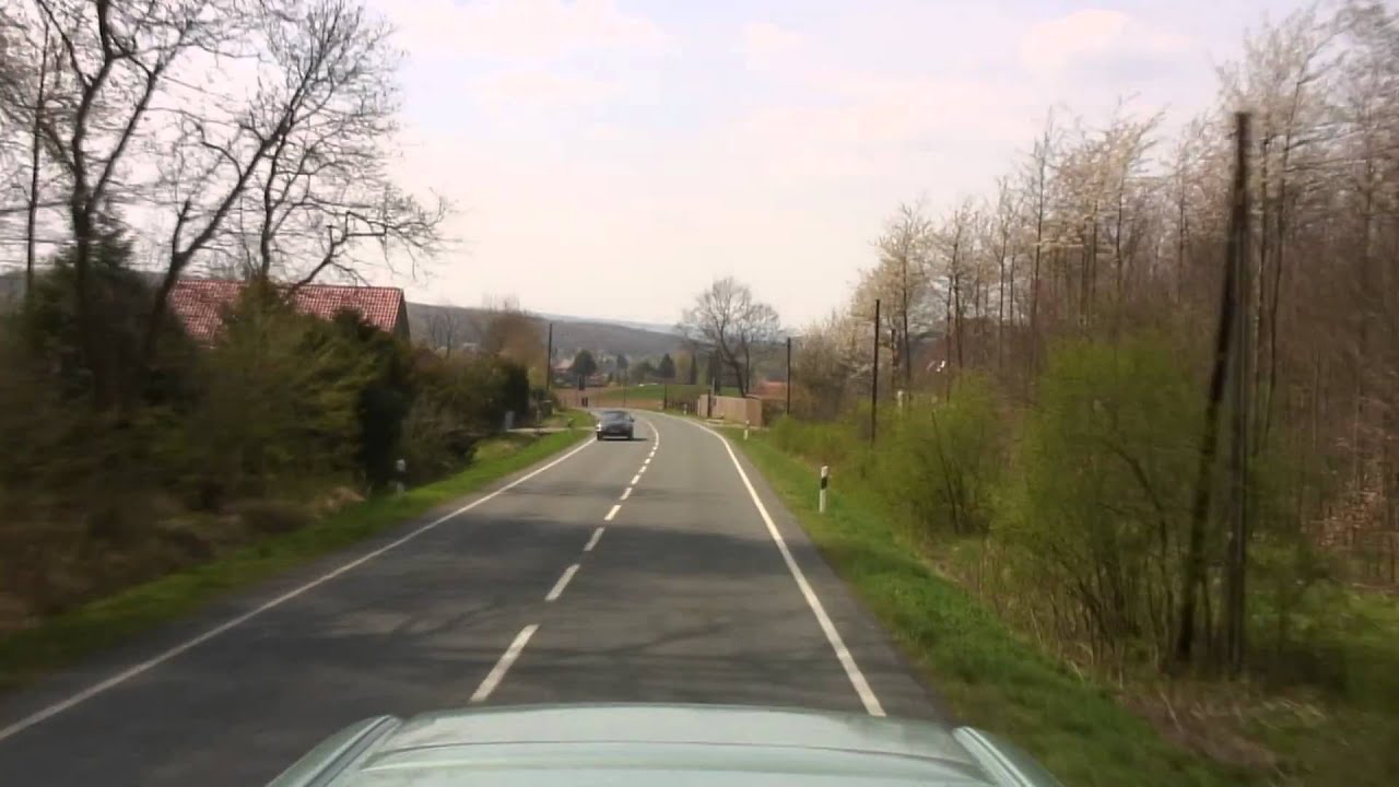 Fahrt über den Nienstedter Pass (Deister) in der 