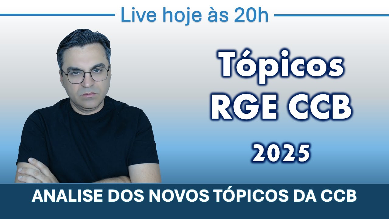 OS TÓPICOS DE ENSINAMENTOS DE 2025